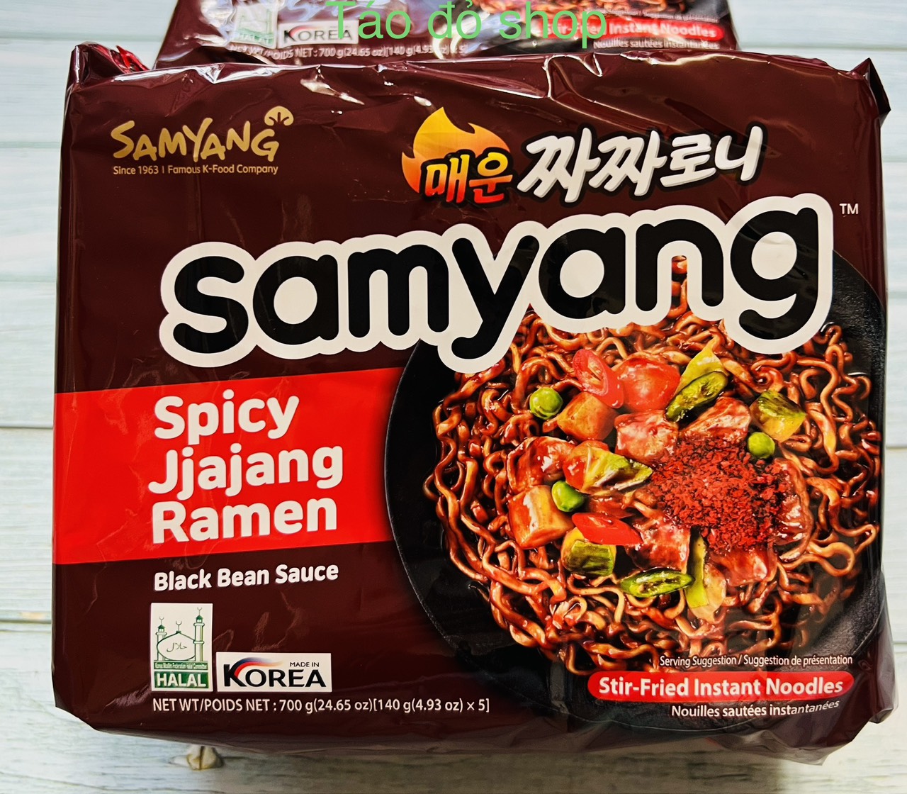 (COMBO 5 gói) Mì gà cay Samyang Hàn Quốc đủ vị