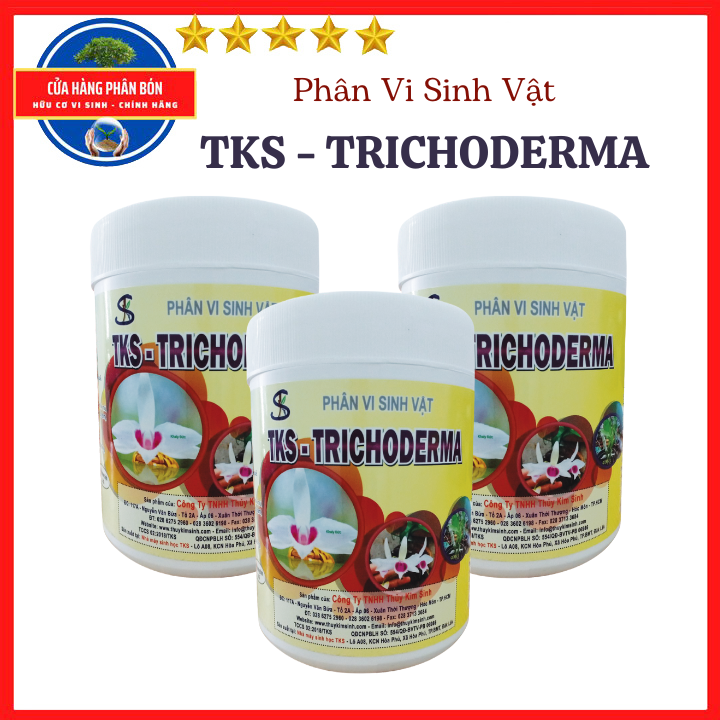 Tks trichoderma - nấm đối kháng trừ bệnh cây trồng, chuyên hoa lan, cây cảnh - hộp 1kg