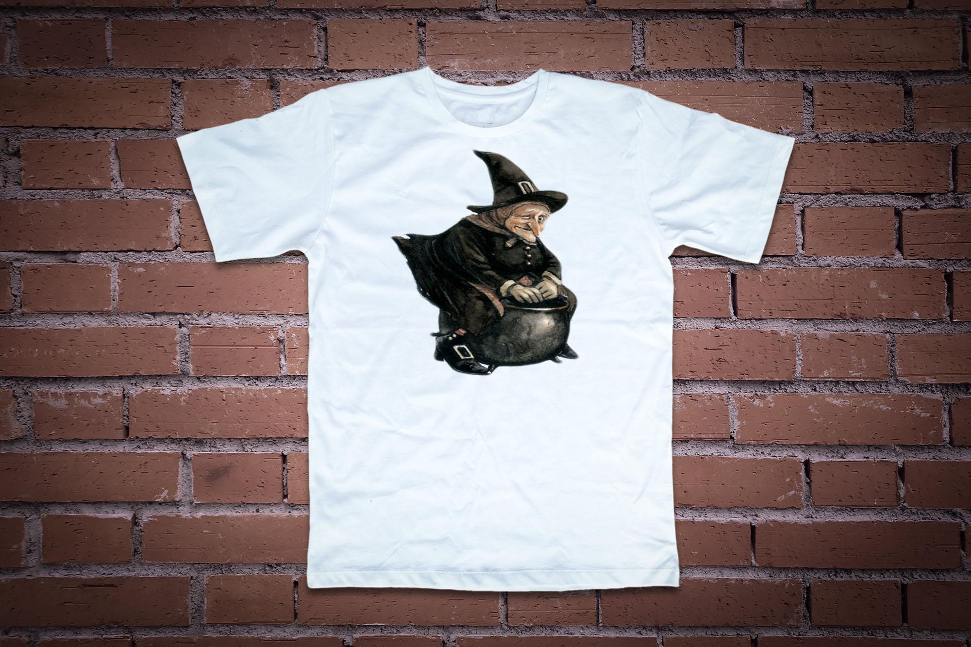 [HCM]Áo thun in hình  phù thủy già nua