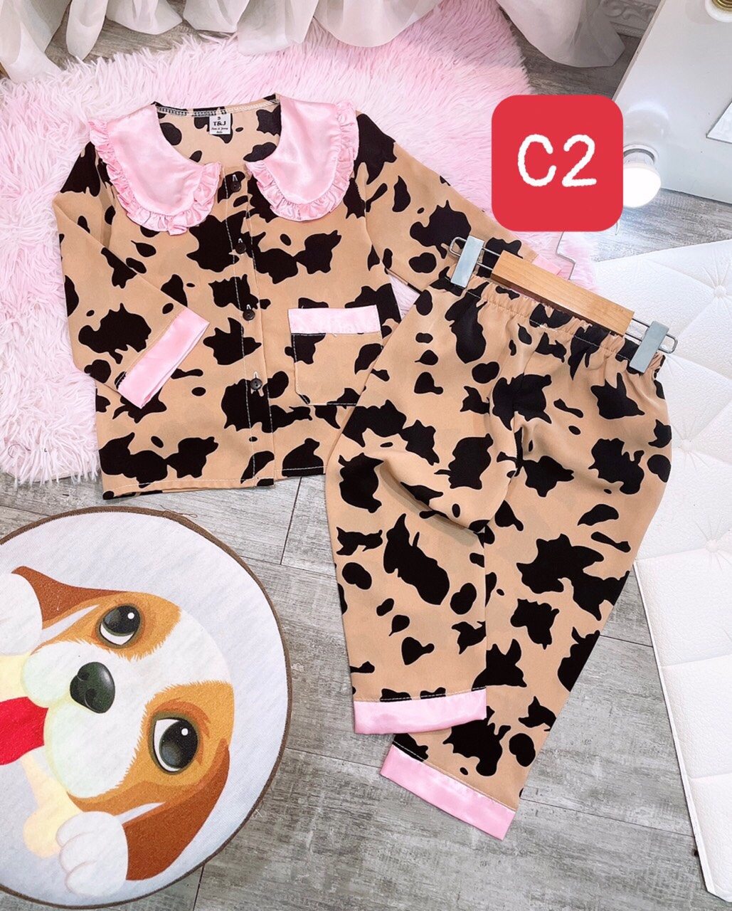 bô pijama lụa mango cho bé 22-35kg