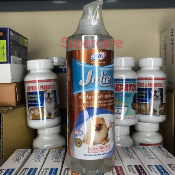 [HCM]Sữa Tắm Bio Jolie 450ml - Chống Rụng Lông Mượt Lông Chó Mèo