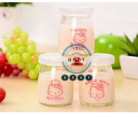 Hũ thủy tinh / Lọ thủy tinh làm sữa chua có nắp
