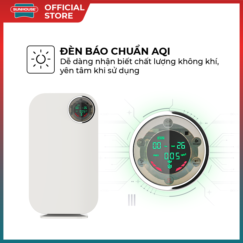 Máy lọc không khí Sunhouse SHD-35AP9735 - Bảo hành 12 tháng - Hình ảnh 4