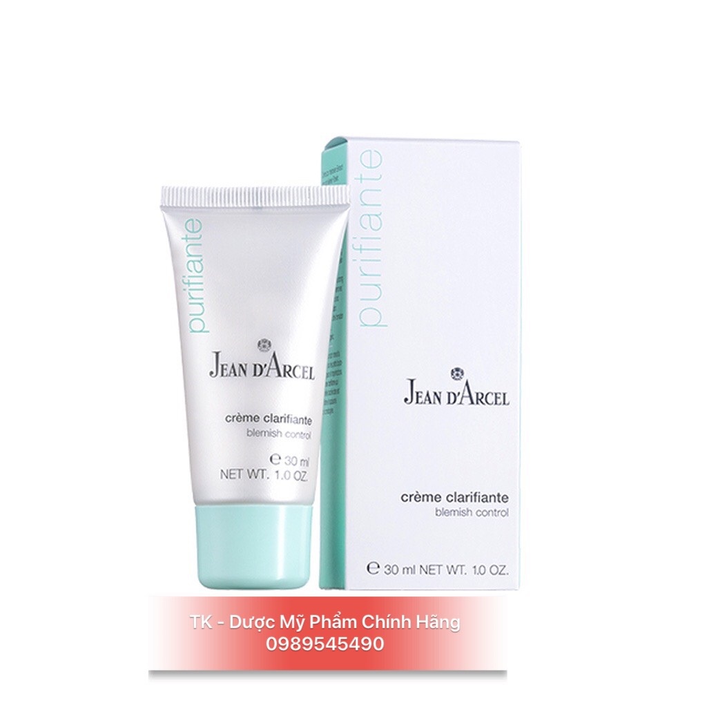 Kem giảm mụn nhanh, kiềm dầu cấp tốc jean d'arcel blemish control - 30ml