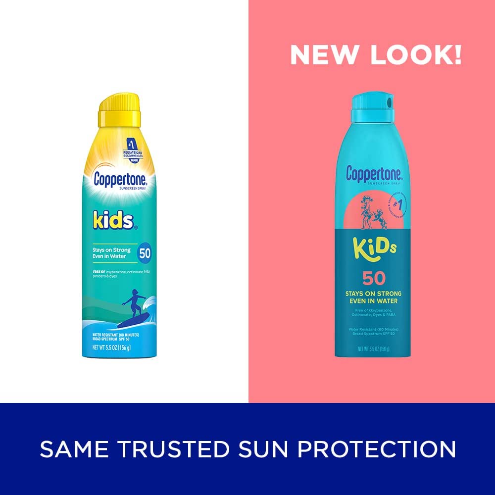 [USA] Xịt chống nắng trẻ em COPPERTONE SPF50 156g