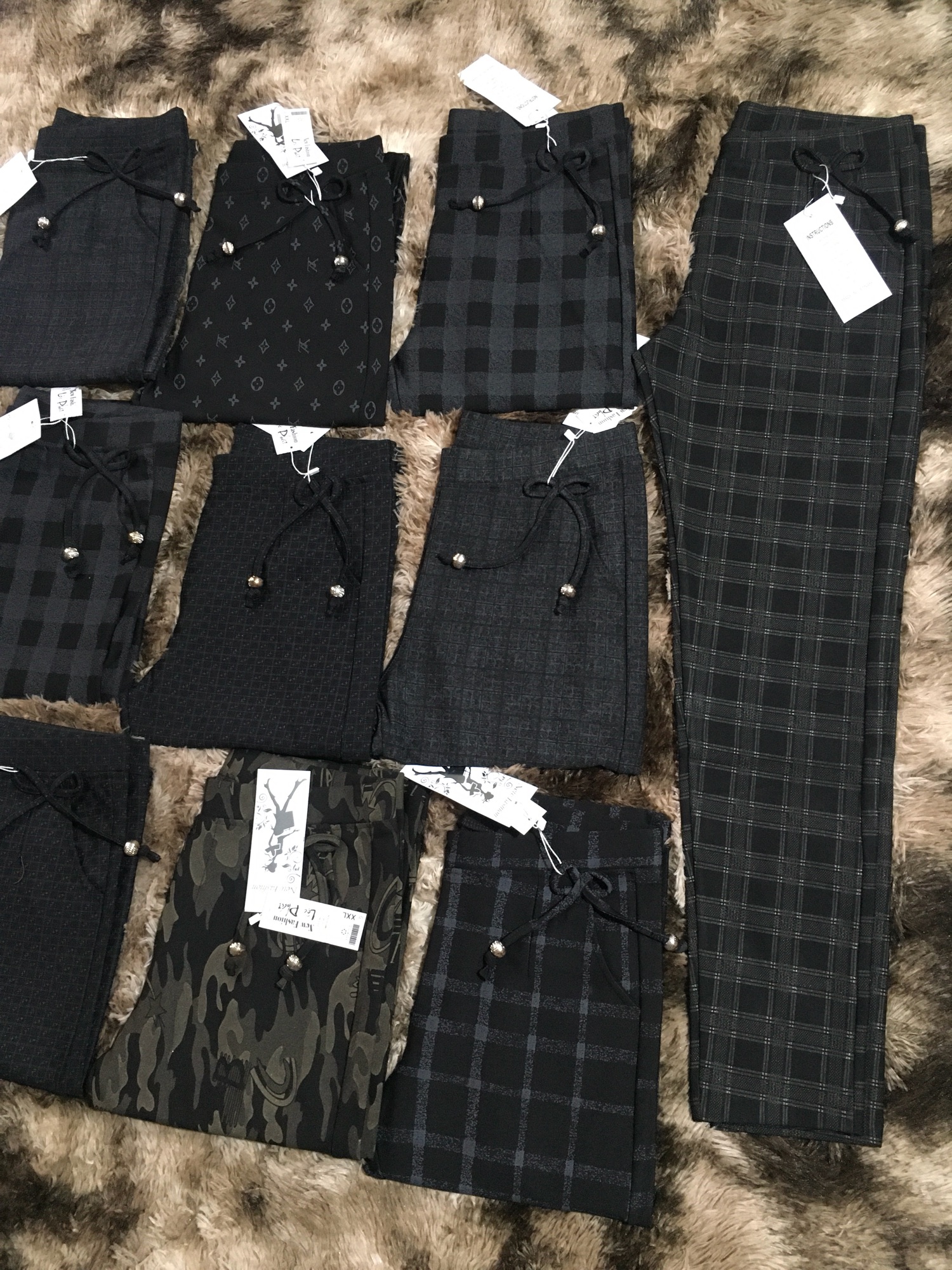 [HCM]Quần cotton sọc lưng thun dài
