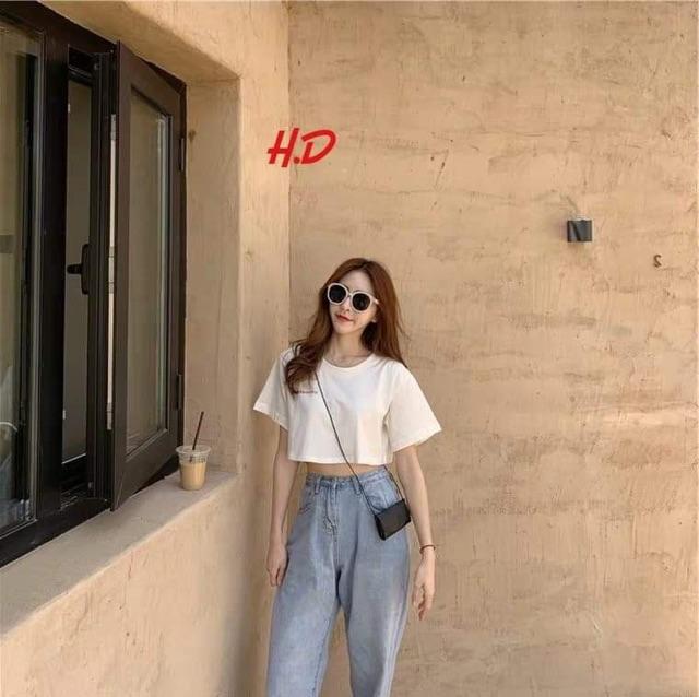 Áo croptop China ton in ngực HDA0719