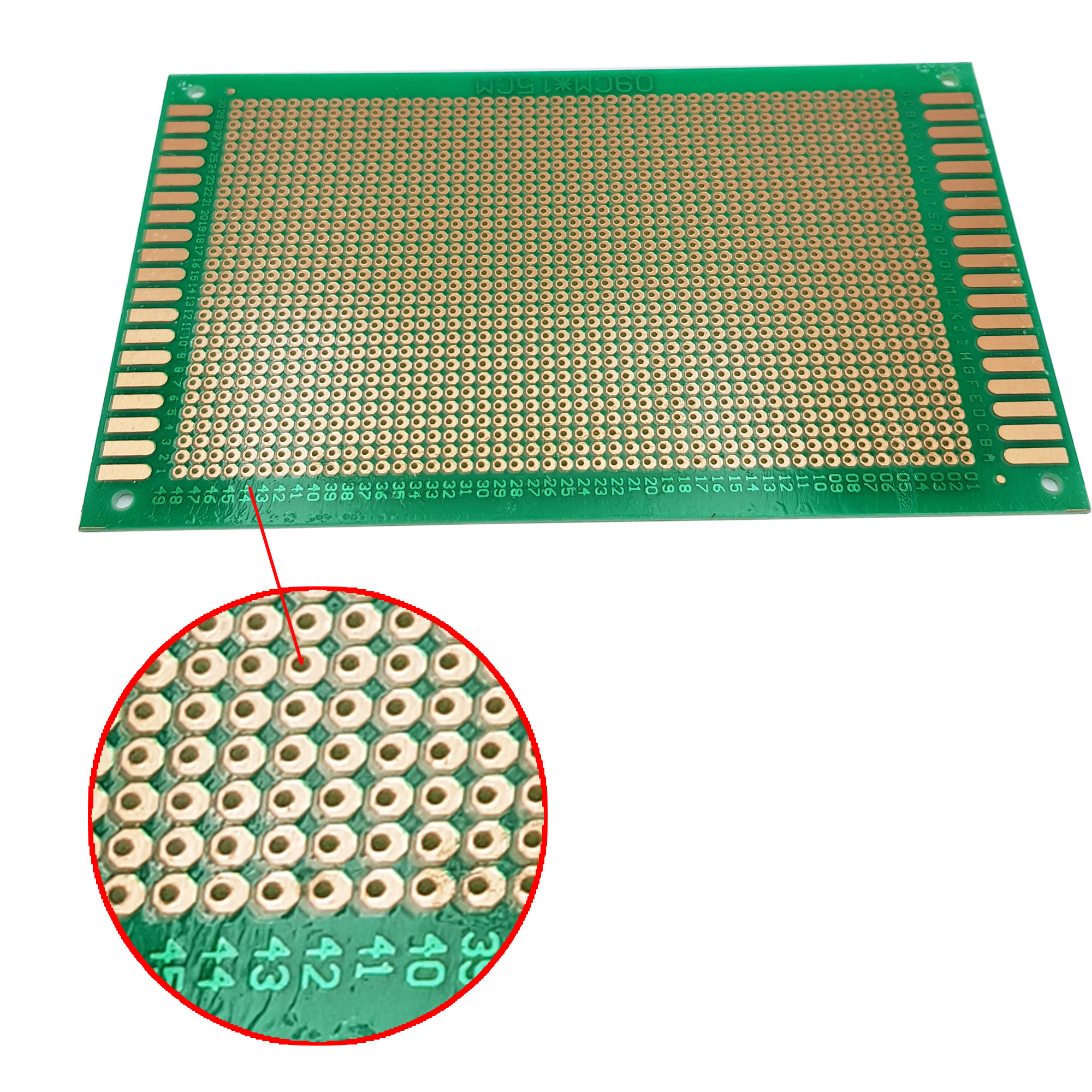 Test board hàn Bản mạch hàn 1 mặt 9x15cm sợi thủy tinh