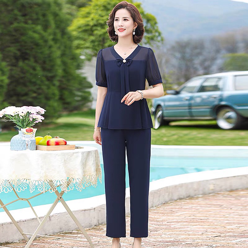 Set bộ quý cô phối nơ điệu đà n24-323
