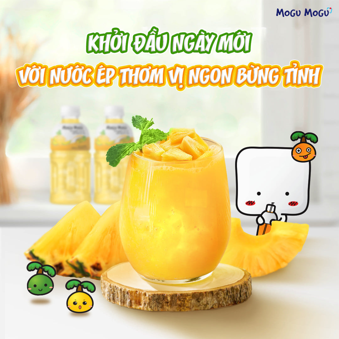 Nước Thạch Dừa MOGU MOGU Thái Lan Các Vị (Chai 320ML)