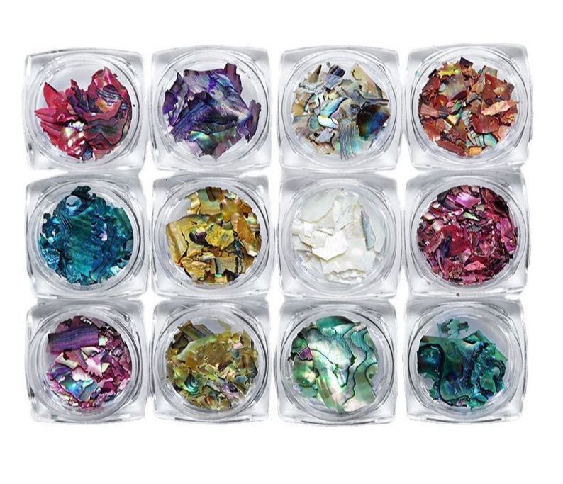 Xà cừ vân đá trang trí móng siêu đẹp set 12 màu