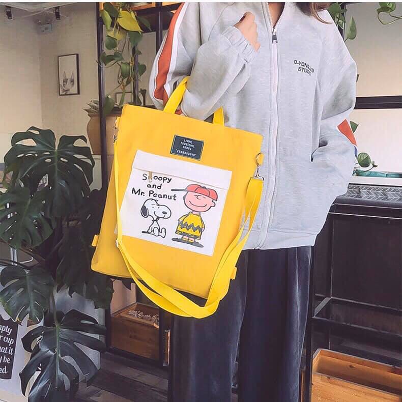 [HCM]Túi Tote Cậu Bé Và Chú Bé Vàng