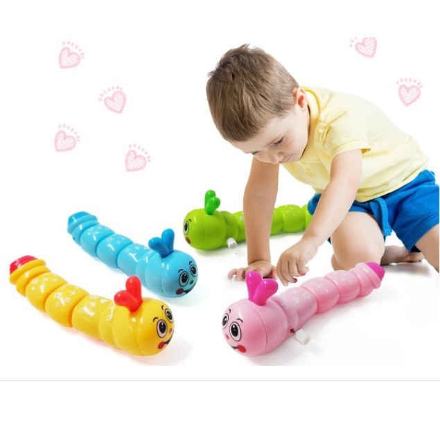 Đồ Chơi Lên Dây Cót Hình Con Sâu Dễ Thương Cho Bé