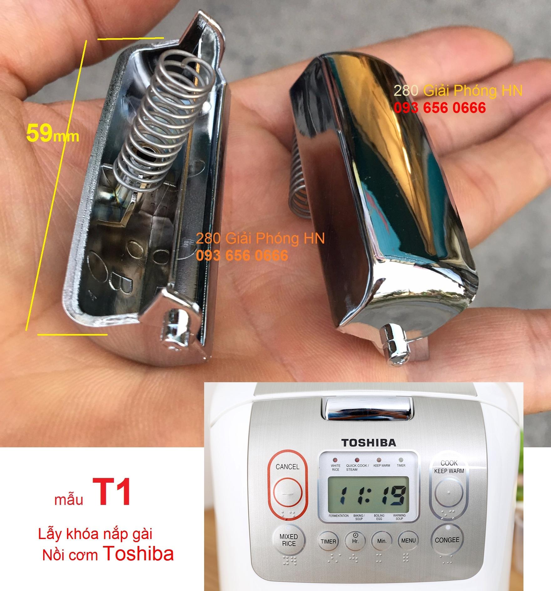 Lẫy Khóa vung Nồi cơm Toshiba - Lẫy gài mở Khóa Nắp Nồi cơm dành cho Toshiba Model RC-18NMF và RC-10MNF