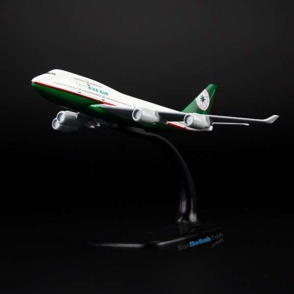 [HCM]Mô hình máy bay Eva Air Boeing B747 16cm Everfly