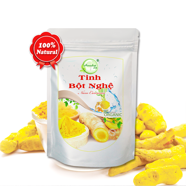 Tinh Bột Nghệ Henashop 100gr - Giảm thâm nám sạm da