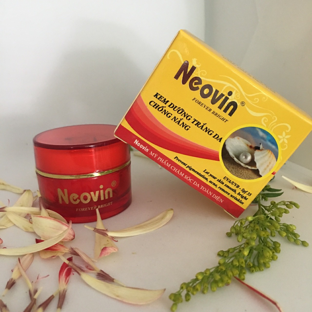 Kem trắng da chống nắng 10g NEOVIN