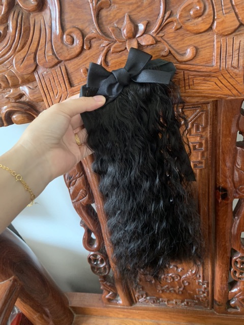 Tóc giả em bé 🥰FREESHIP😍🥰tóc cột xù đính nơ cho bé iu