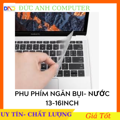 Miếng phủ bàn phím silicon 13 - 17 inch (chắn bụi chống nước cho latop). Bảo vệ tối ưu cho laptop của bạn