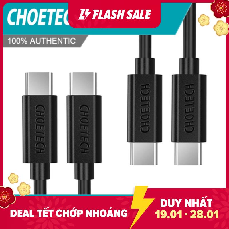 Cáp usb-c đến usb-c choetech cho các thiết bị usb 2.0