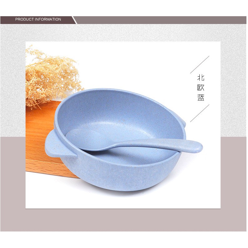 [SỈ SLL] - Bộ Tô Bát Lúa Mạch Kèm Muỗng XIAOMEI