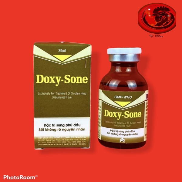 DOXY - SONE sưng phù đầu, sốt dành cho gà đá 20 ml