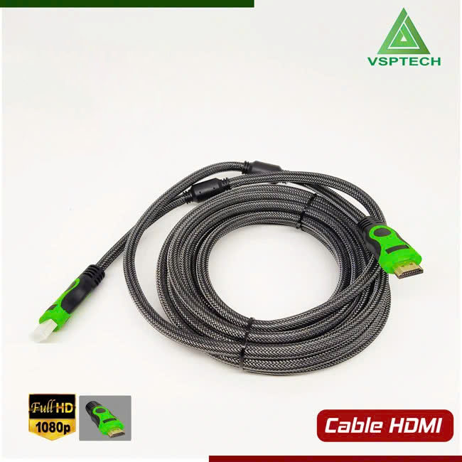 Cáp HDMI 2 Đầu Dây Dài 3M Cao Cấp