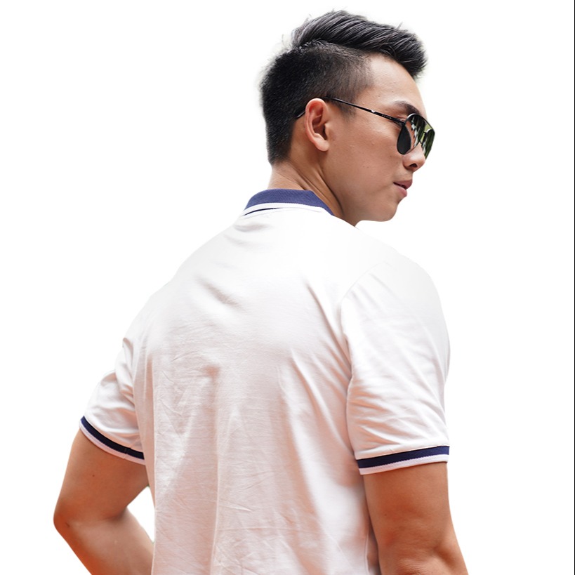 Áo Thun Nam F2 Có Cổ Sọc TC375