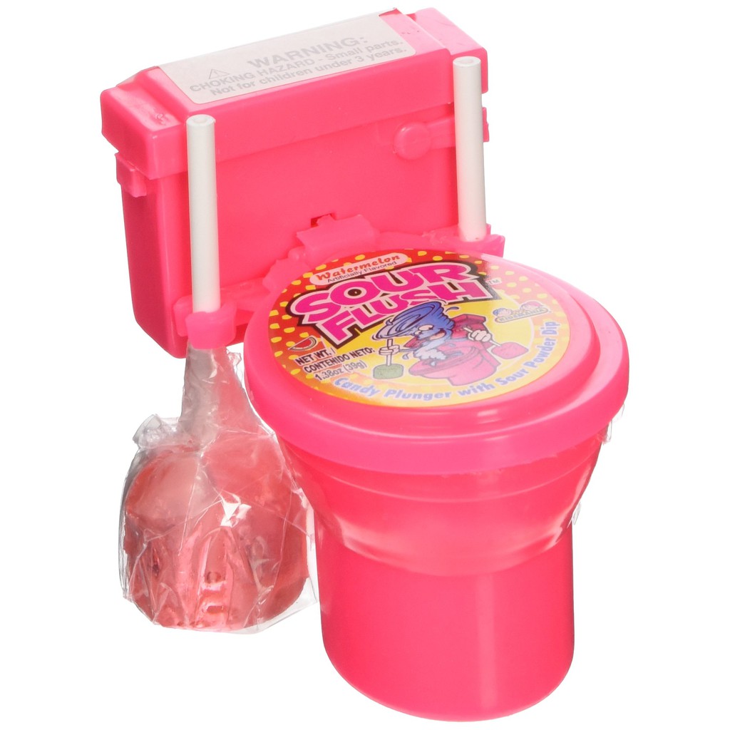 Set 2 Kẹo Mút Bồn Cầu Sour Flush 39g - Mỹ