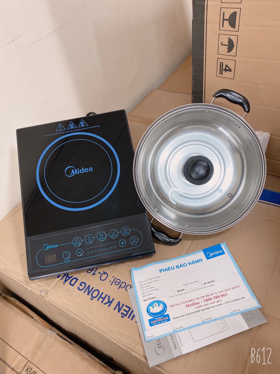 Bếp điện từ đơn Midea MI-B2016DA