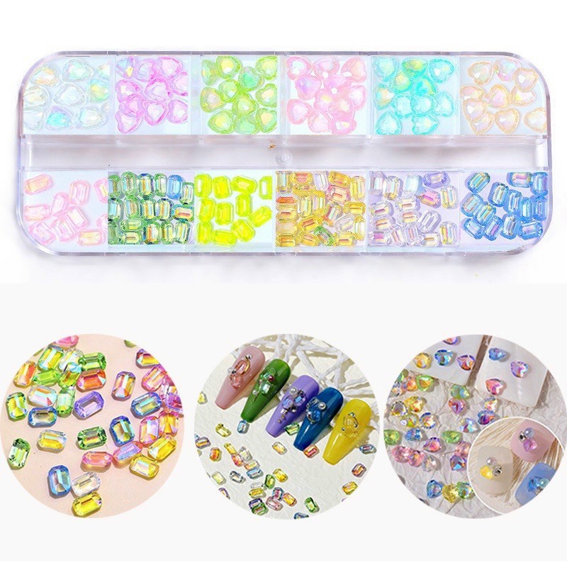 Phụ kiện Đá pha lê  trang trí móng tay nail