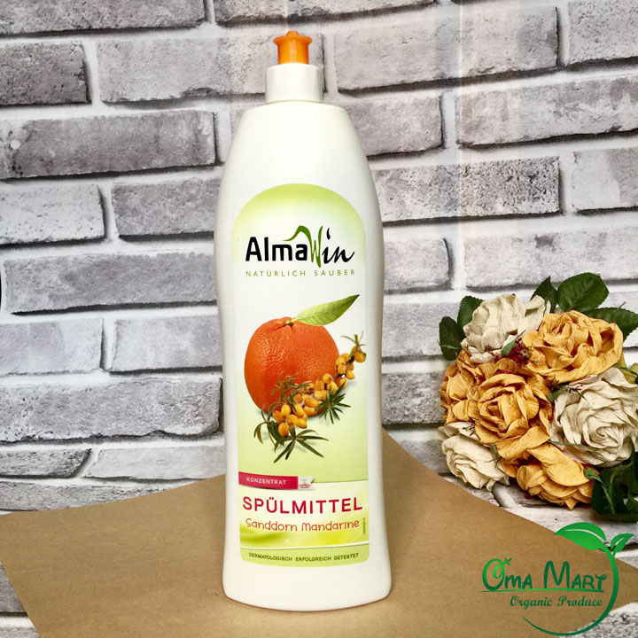 Nước Rửa Chén Hương Quýt  Hữu Cơ Almawin 1lit
