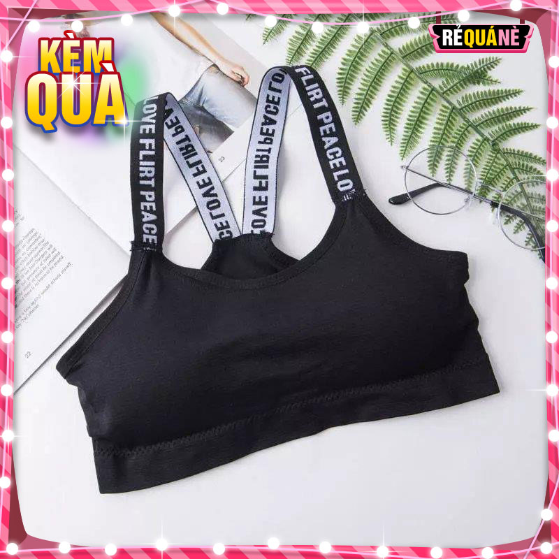 Áo Bra Tập Yoga Gym Dây Chữ Có Mút Lót - requane