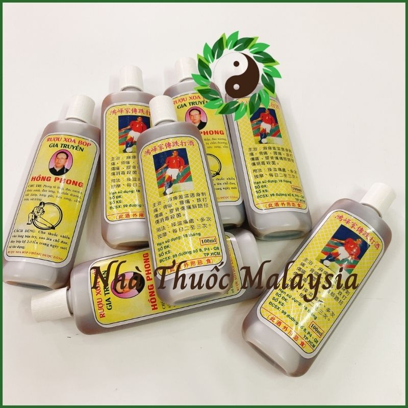 Dầu Xoa Bóp Hồng Phong 100ml – hỗ trợ xương khớp