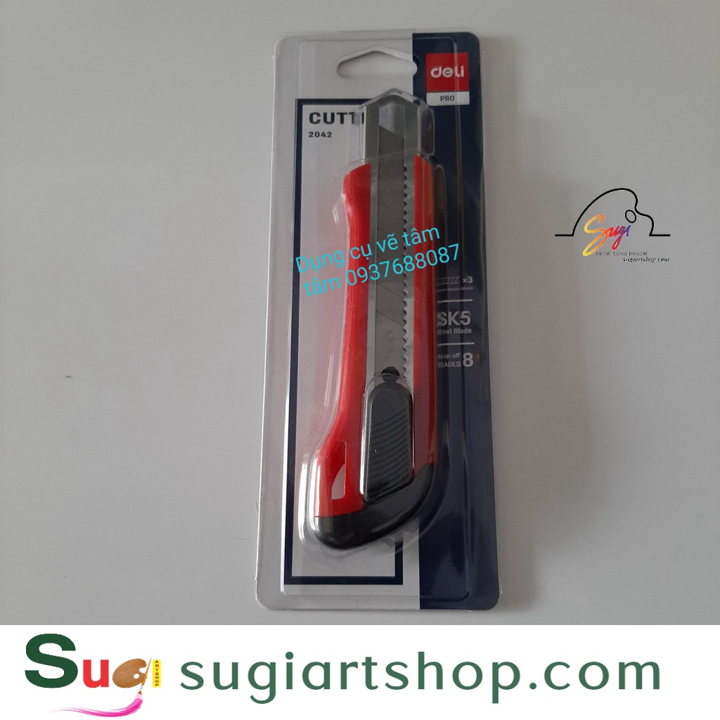 -Dao rọc giấy, Dao gọt chì Deli-