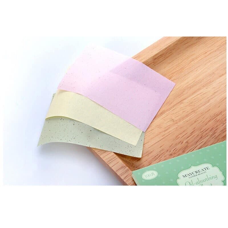 [Freeship] Giấy Thấm Dầu 100 tờ Maycreate GTD100