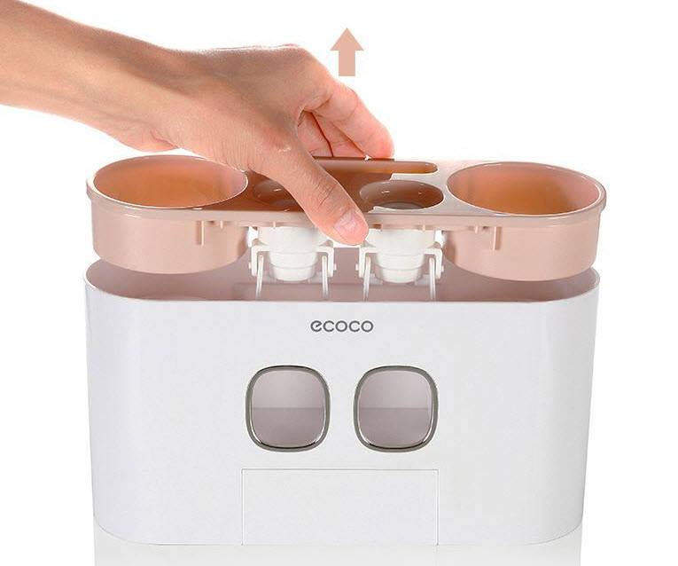 Bộ nhả kem đánh răng cao cấp Ecoco