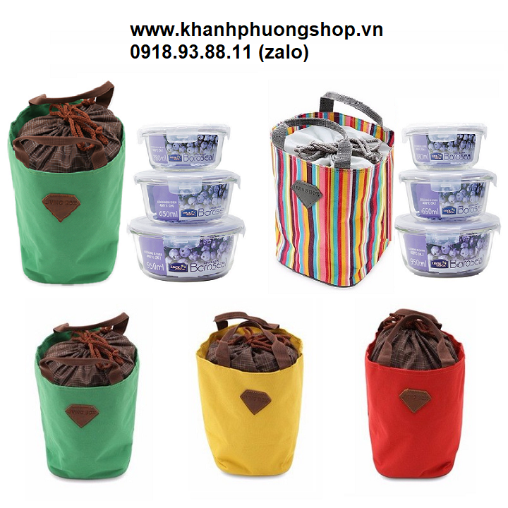 hộp cơm thủy tinh lock&amp;lock - hộp cơm thủy tinh