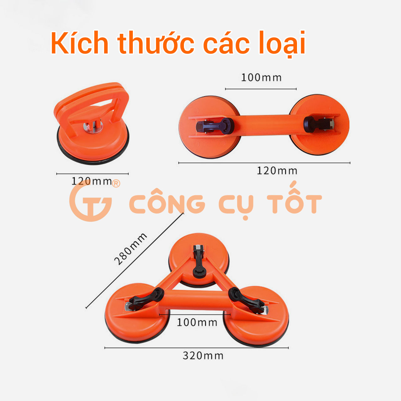Tay hít kính, gạch men cầm tay