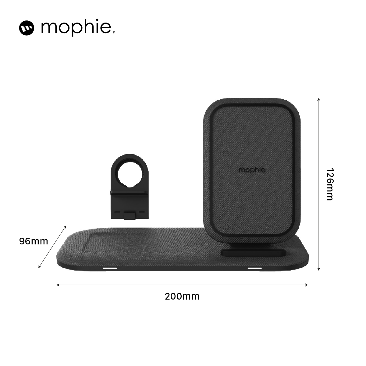 Đế sạc Mophie 2in1 StandPlus - 401305840