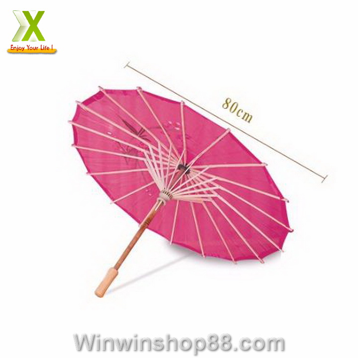 [Hcm]Japanese Wooden Umbrella - Pink Lotus Petals