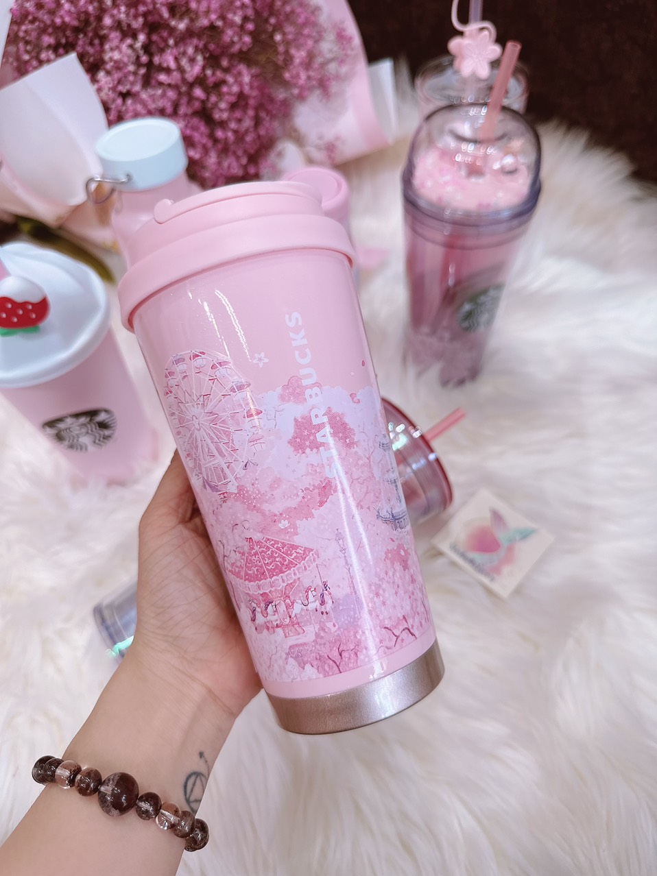 Ly giữ nhiệt Starbucks Korea BST Sakura chính hãng
