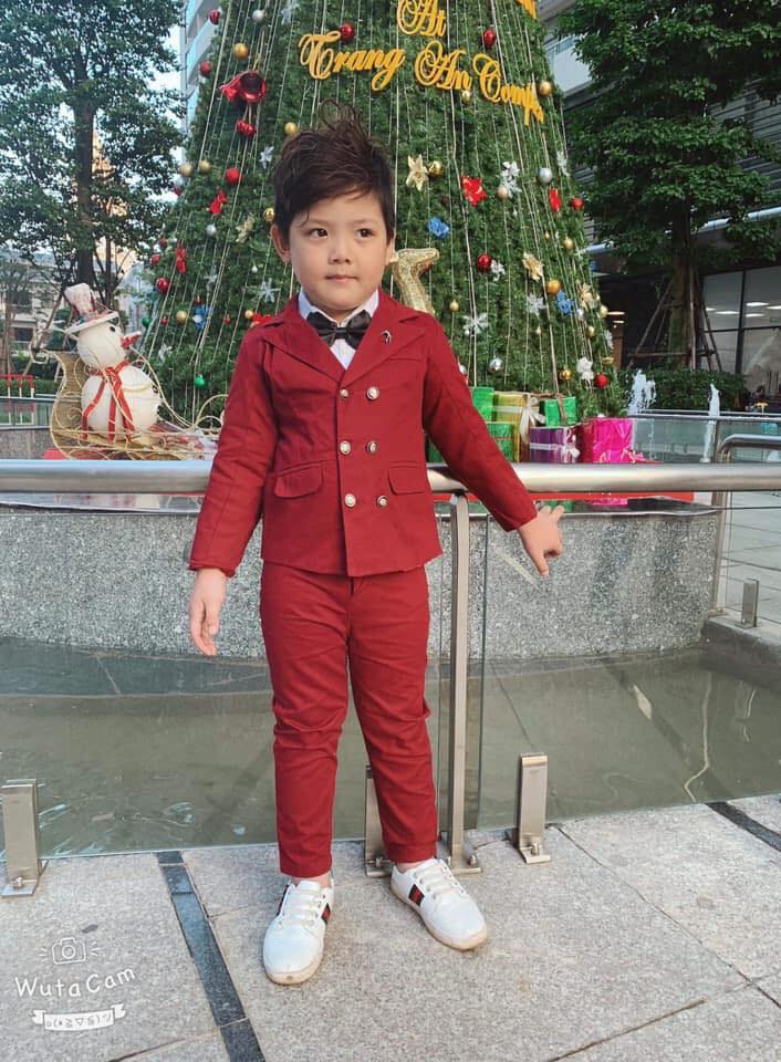 Set Vest kaki màu 4 món cho bé trai