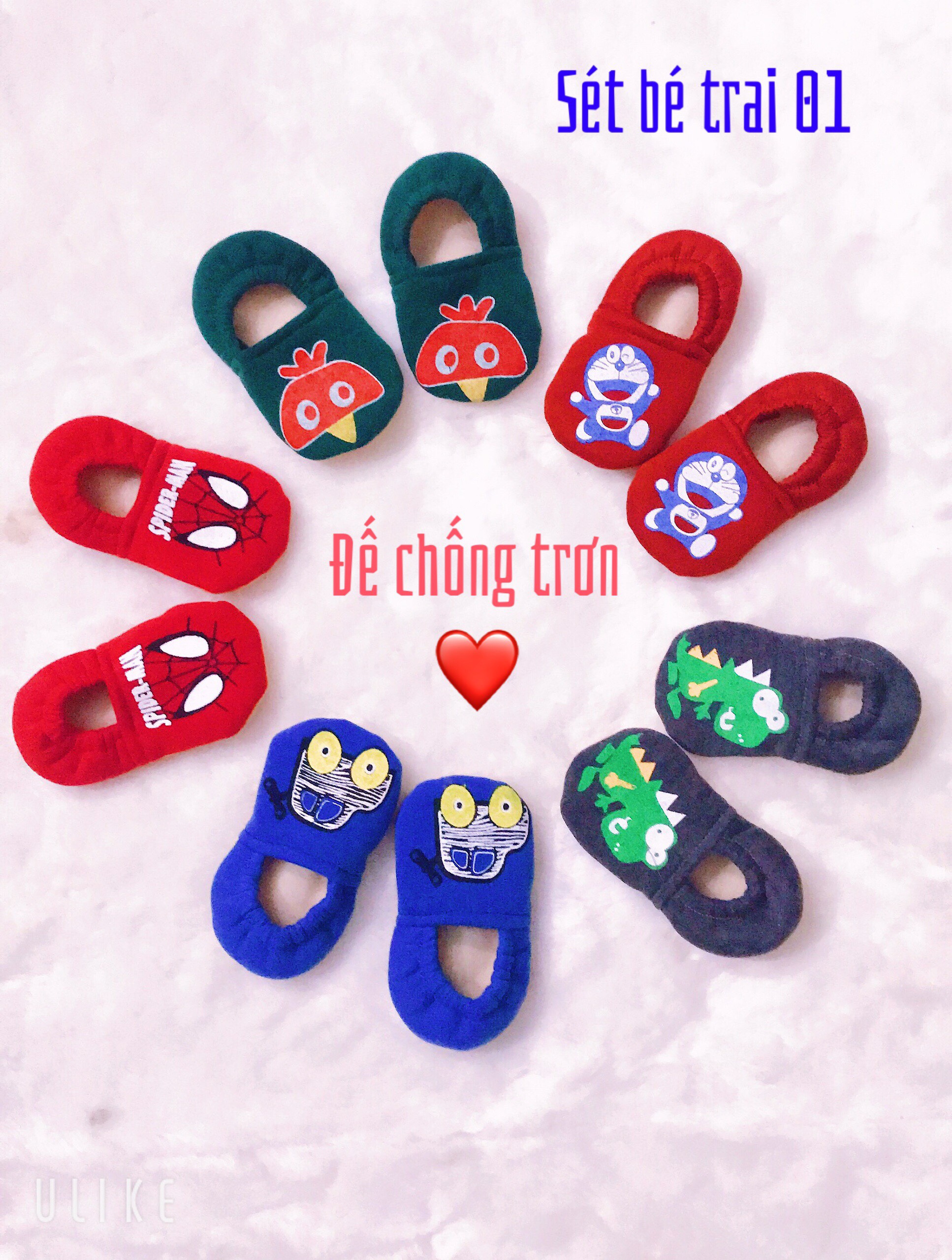 SET GIÀY TẬP ĐI BÉ TRAI