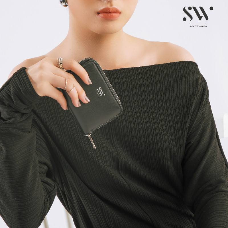 Ví ngắn Sincewhen FILEX khoá kéo (Classic Mini Wallet)