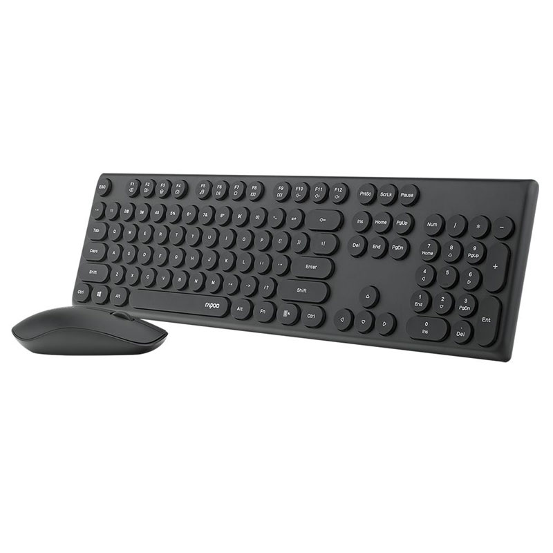 Bộ bàn phím + chuột không dây rapoo x260 - hàng chính hãng