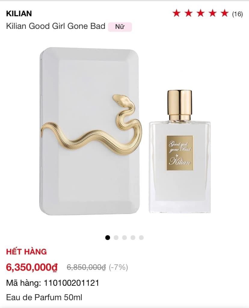 [GIẢM 5% ĐƠN 129K]Nước hoa Kilian GGGB