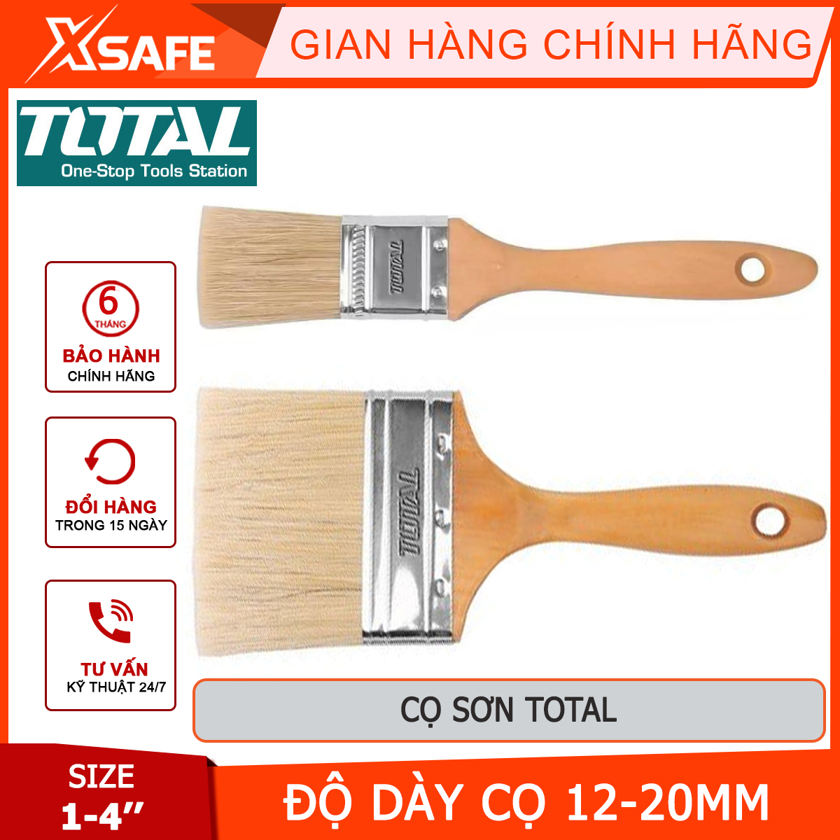 Paint brush total | sweeper brush painting Palm width 1 " - 4" thickness brush 13mm - 20mm paint, treat the dust wall corner, household items