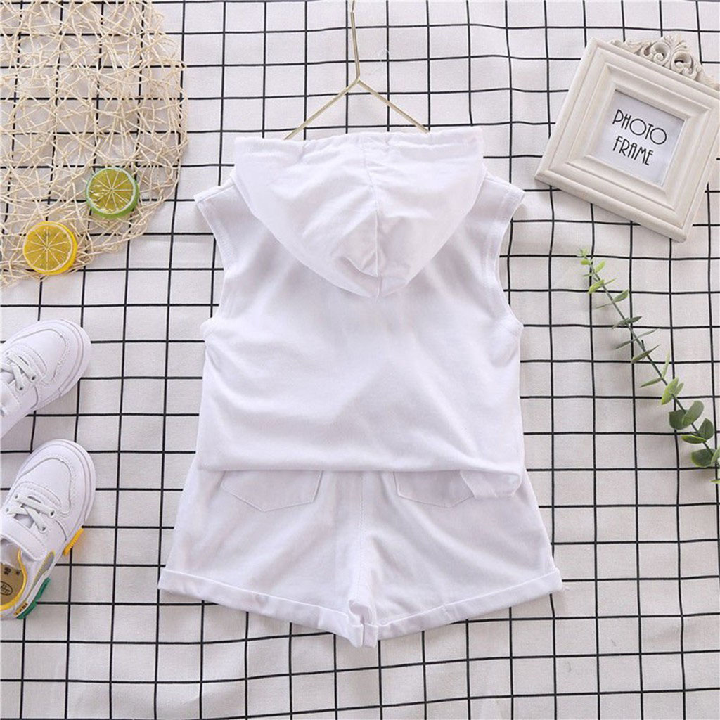 Quần áo trẻ em LILA KIDS, Bộ cộc tay sát nách có mũ thun lạnh mùa hè phong cách Hiphop cho bé yêu
