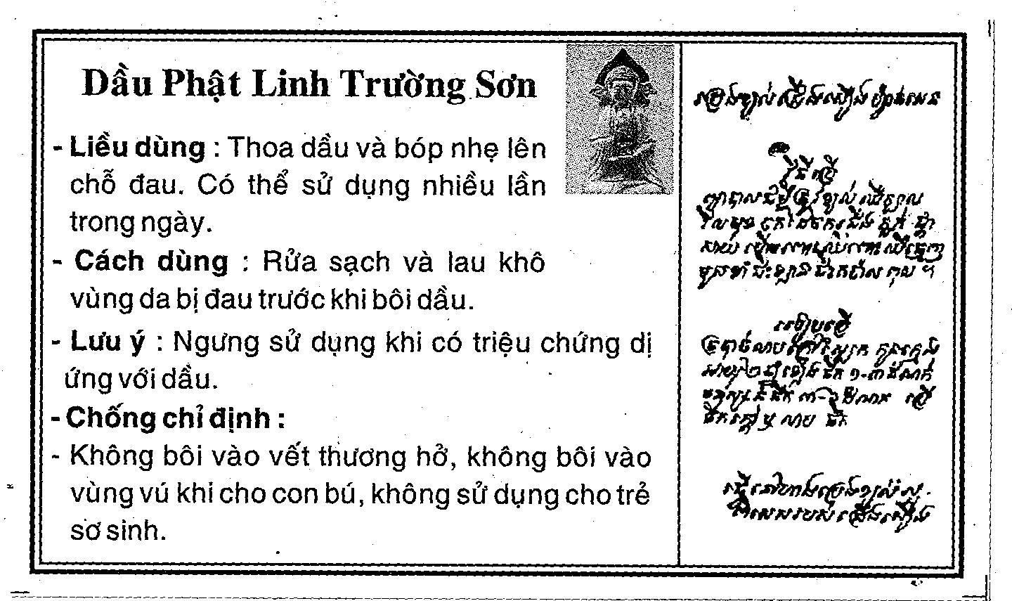 lố (12chai) dầu Phật Linh lớn 5ml